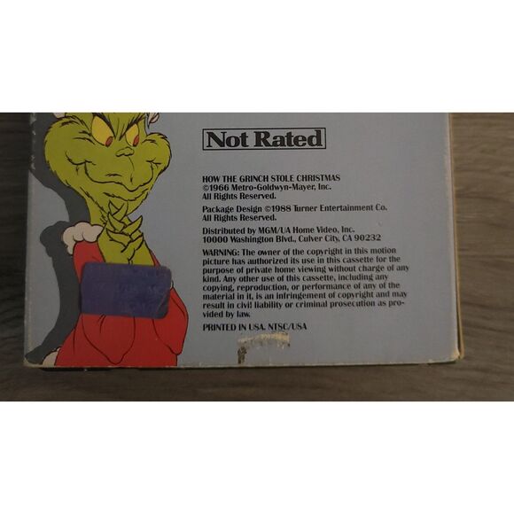 Dr Seuss Set of 2 Christmas VHS How The Grinch Stole Christmas Anim. Live Action - Picture 6 of 12